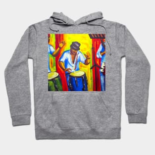 Rumba - latin music jam oil painting Hoodie